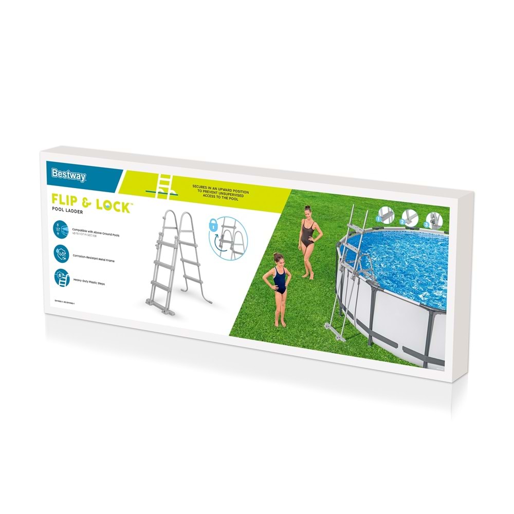 Bestway Güvenlikli Havuz Merdiveni 107 cm 58330