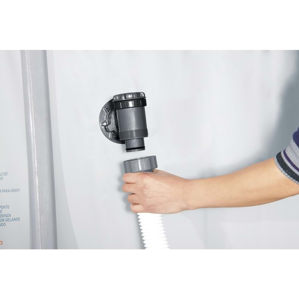 Bestway İntex Havuzlarla Uyumlu Devirdaim Motoru Hortumu 3metre 3.8cm çap 58368