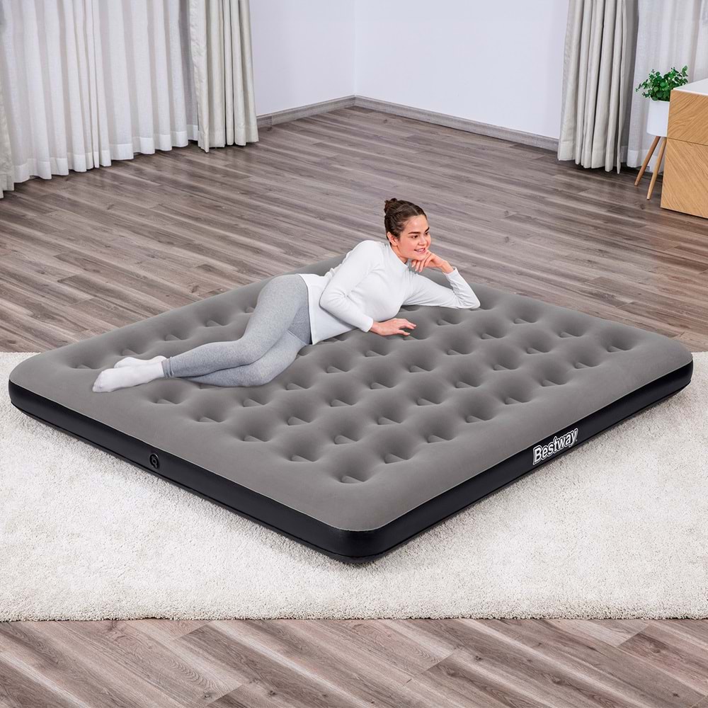 Bestway Ultra King 3 Kişilik Şişme Yatak 203x183x22cm 671HC