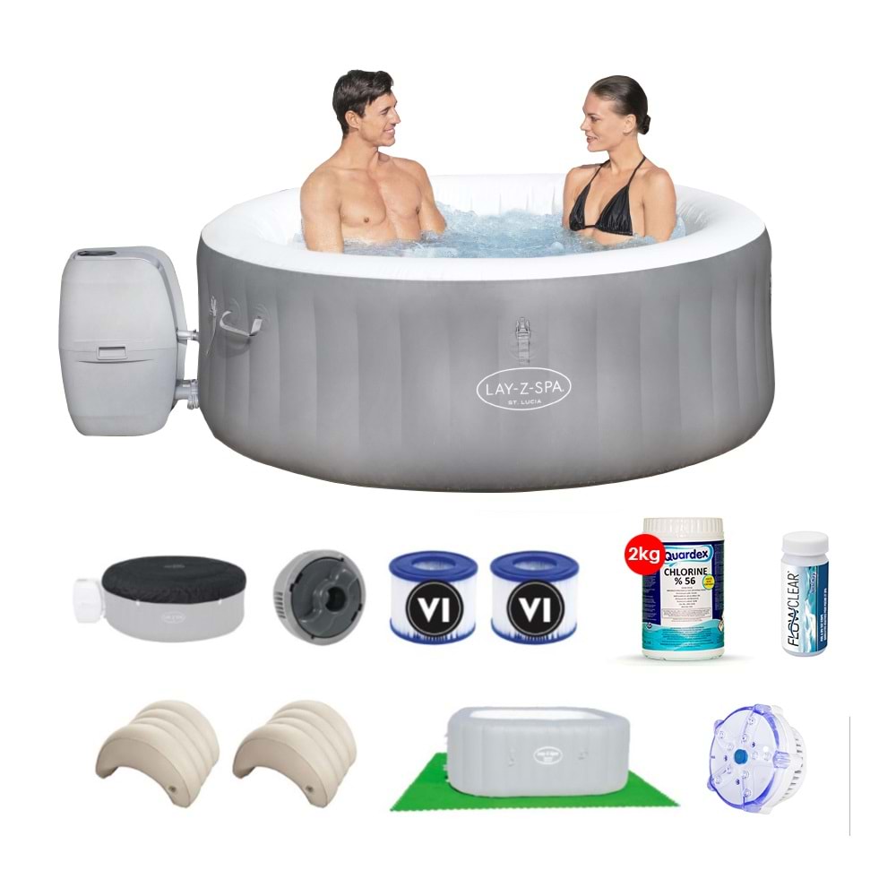 Layzspa Airjet Jakuzi Lucia Set Bw911 60037