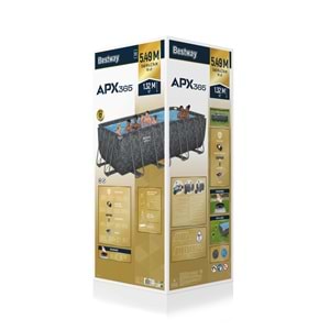 Bestway® APX 365™ 561KA Dikdörtgen Prefabrik Havuz 5,49 m x 2,74 m x 1,32 m