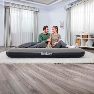 Bestway Ultra King 3 Kişilik Şişme Yatak ve Elektrikli Pompa 203x183x22cm 671HC BW147