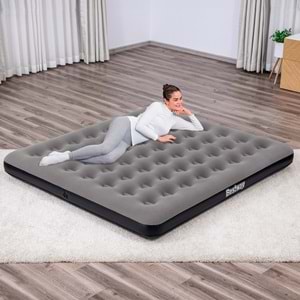 Bestway Ultra King 3 Kişilik Şişme Yatak ve Elektrikli Pompa 203x183x22cm 671HC BW147