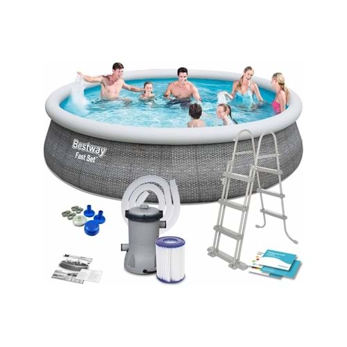 Bestway Havuz Seti Hızlı Set 457x107 santimetre 57372