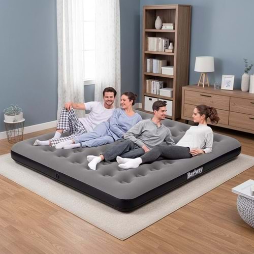 Teşhir Ürün - Bestway Ultra King 3 Kişilik Şişme Yatak 203x183x22cm 671HC