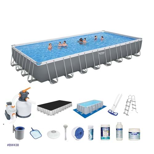 Prefabrik Havuz Seti 956 cm x 488 x 132 cm Bw 438 56623