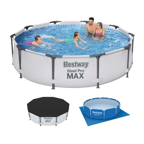 BESTWAY STEEL PRO MAX PREFABRİK HAVUZ SET BW452 56406 ( 305 cm x 76 cm )