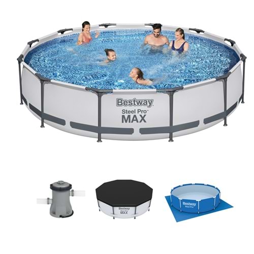 BESTWAY STEEL PRO MAX PREFABRİK HAVUZ SET BW453 56416 ( 366 cm x 76 cm )