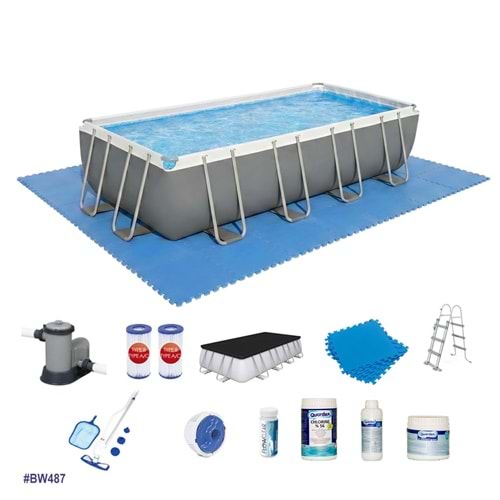 Prefabrik Havuz Seti 549x274x122 cm BW487 56465