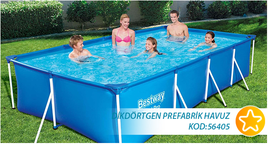 Dikdörtgen Büyük Prefabrik Havuz