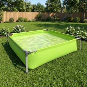 Kids Frame Pool Yeşil Çerçeveli Çocuk Havuzu 122 cm x 122 cm x 33 cm 17256