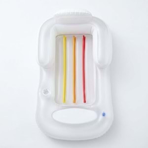 Bestway Şişme Sırt Dayanıklı Deniz Yatağı 150 x 77 x 50 cm Beyaz 43028B