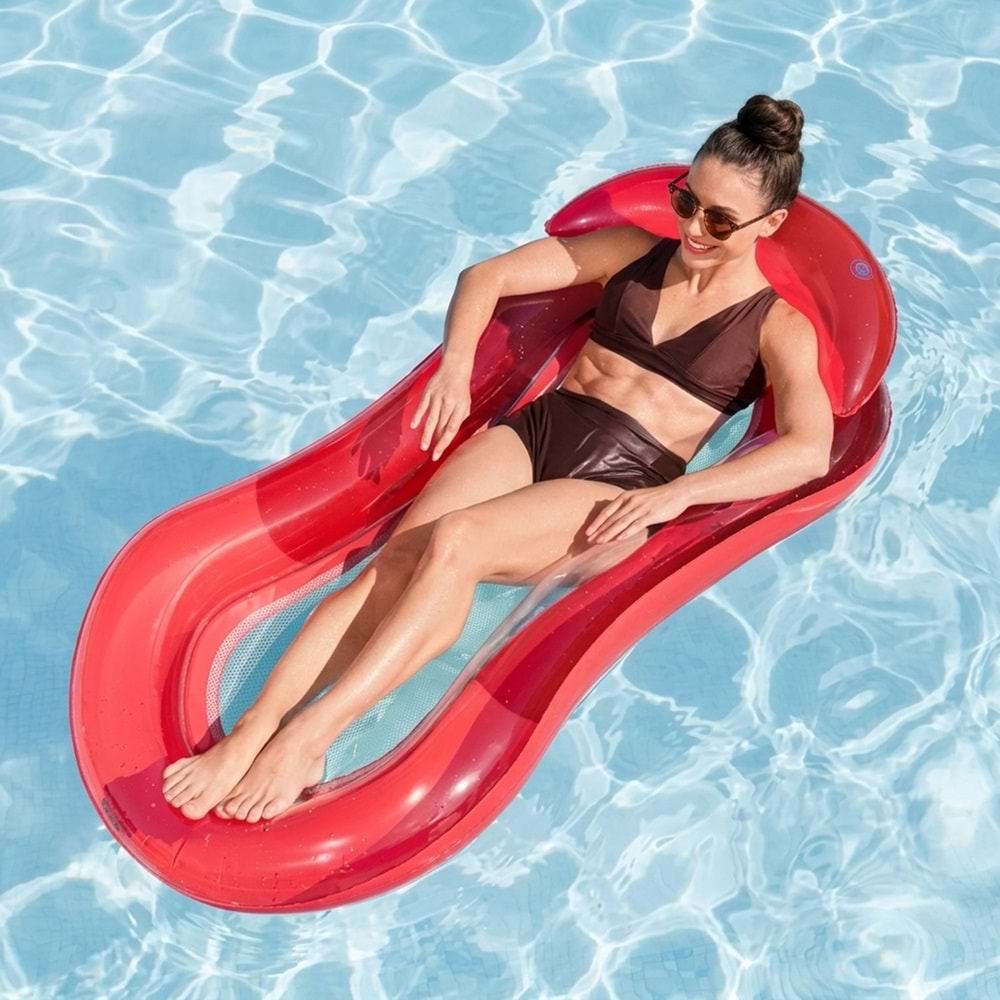 Bestway Yastıklı Deniz Yatağı - Kırmızı 43103K