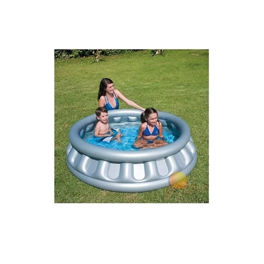 Bestway 51080 Metalik Uzay Gemisi Şekilli Havuz (157 * 41 Cm)