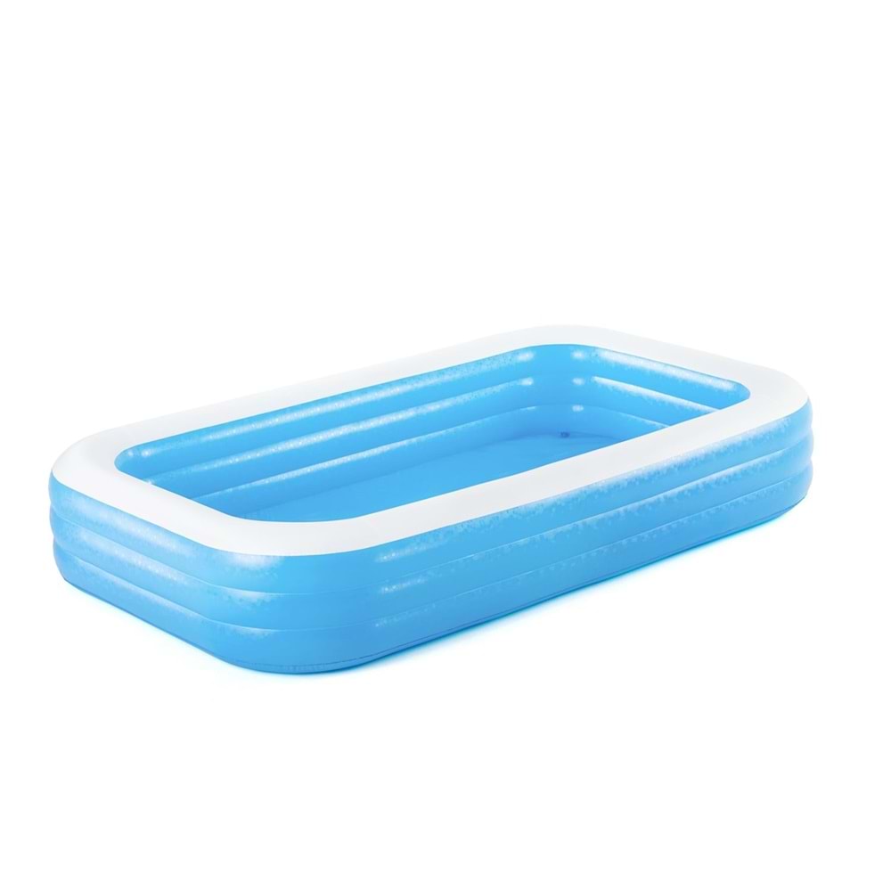 Bestway 3 Halka Dikdörtgen Aile Havuzu 3.05 M X 1.83 M X 56 Cm.