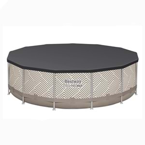 Bestway Büyük Yuvarlak Gölgelikli Prefabrik Havuz 396x107cm 561FY
