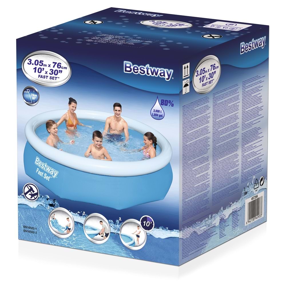 BESTWAY ŞİŞME AİLE HAVUZU 305 CM x 76 CM 57266