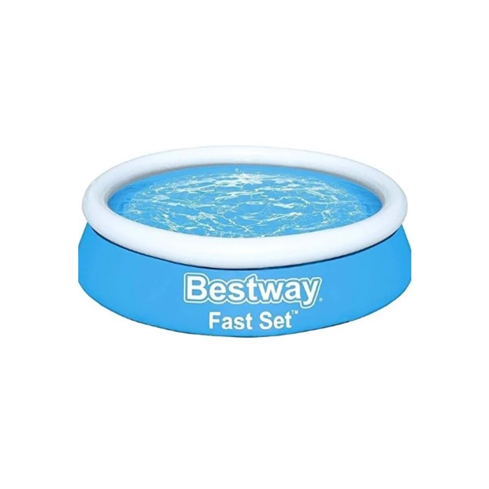 Bestway Fast Set Zemin Üstü Havuz, Pompasız Çap 244 X 61 Cm 57448