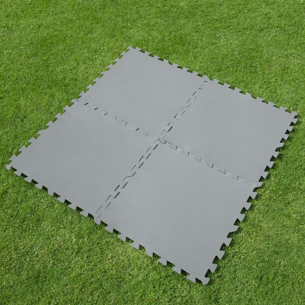 Bestway İntex Havuzlarla Uyumlu 50 cm x 50 cm Parçalı Zemin Koruyucu, 9'lu Paket 58639