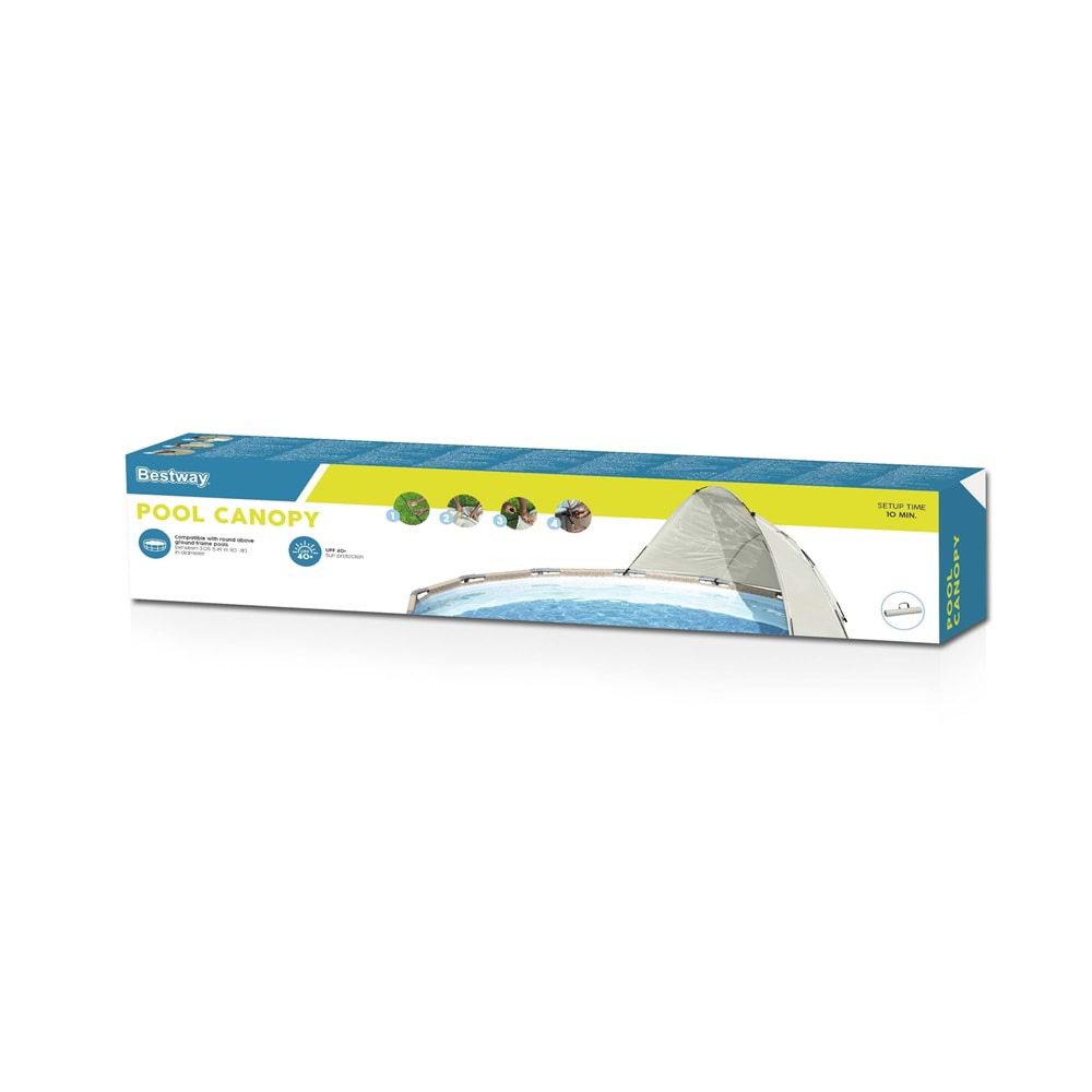 Bestway Havuz Gölgeliği 305cm ve 549cm Havuzlarla Uyumlu 58681