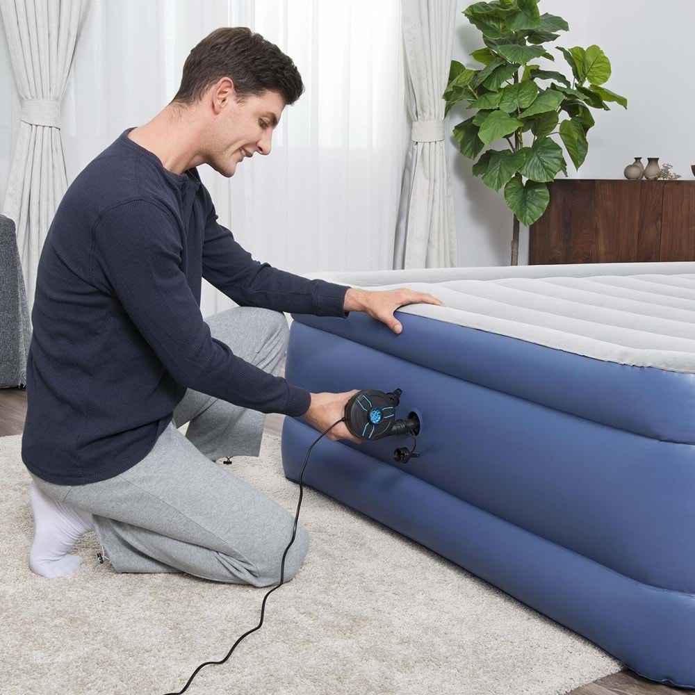 Bestway Elektrikli Priz Girişli Otomatik Şişirme Pompası 62252