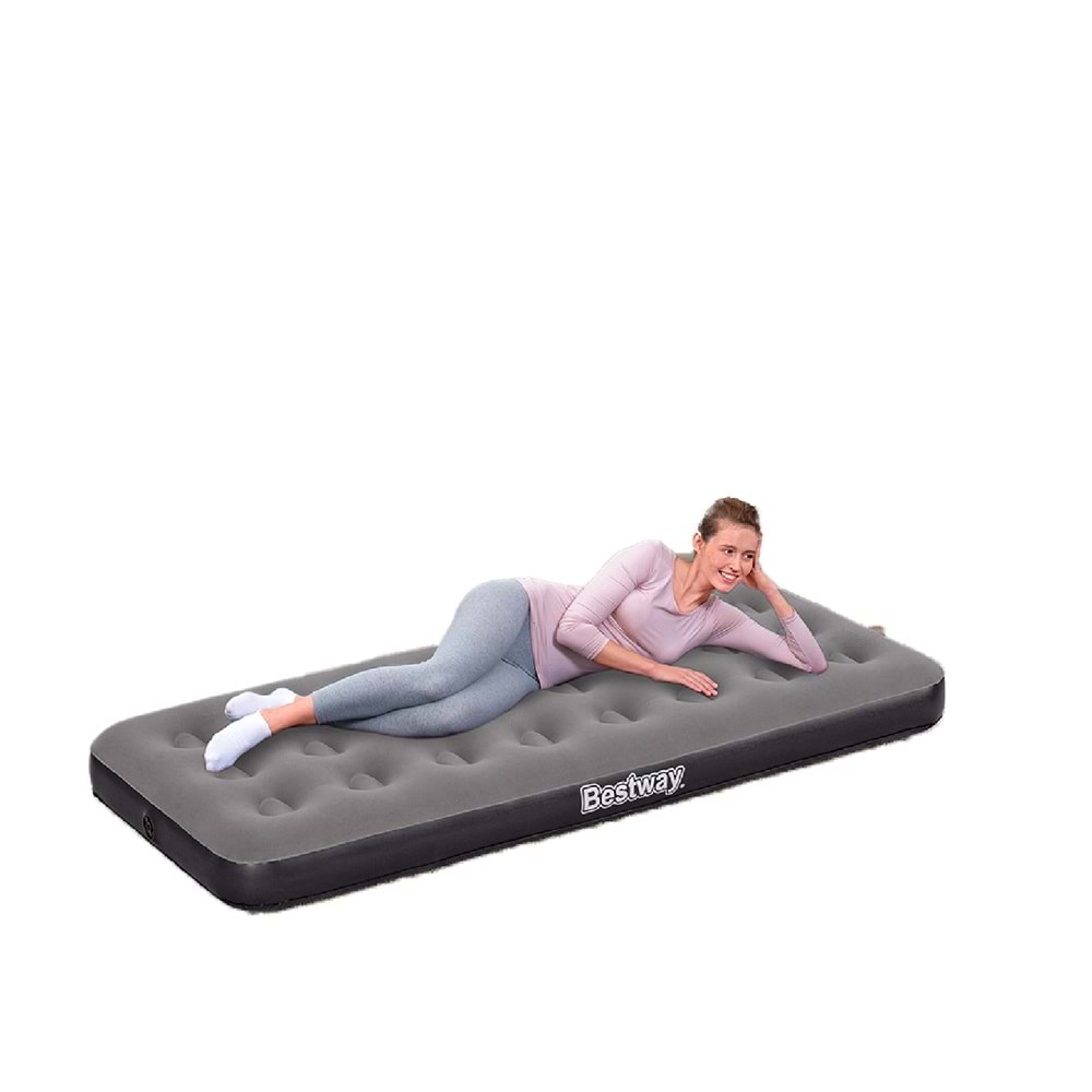 Bestway Single Tek Kişilik Şişme Yatak 185x76x22cm 671GY