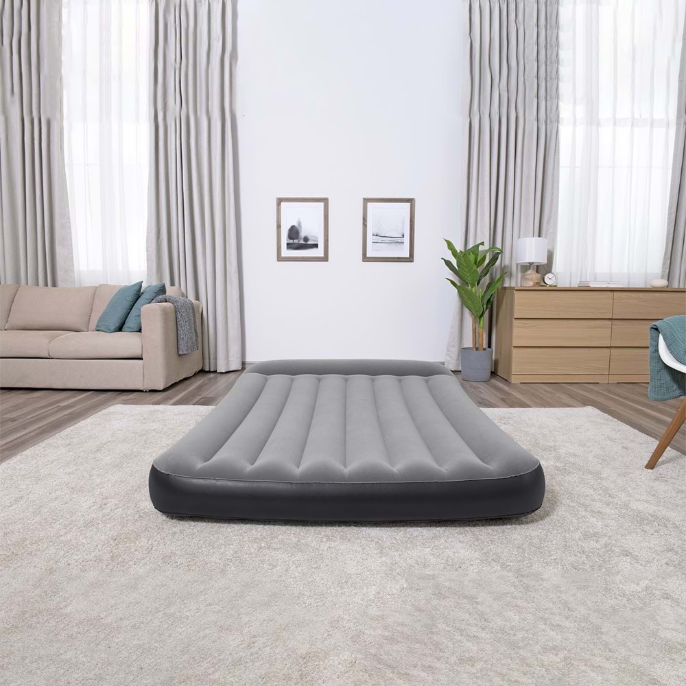 Bestway Elektrikli 191cm x 137cm x 30cm Çift Kişilik Şişme Yatak 67462