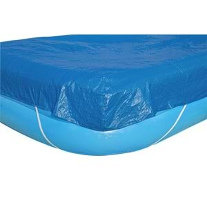 Bestway Çiçek Desenli Şişme Aile Havuzu 305x183x56 cm + El Pompası + Üst Kapama Örtüsü 54121 BW546